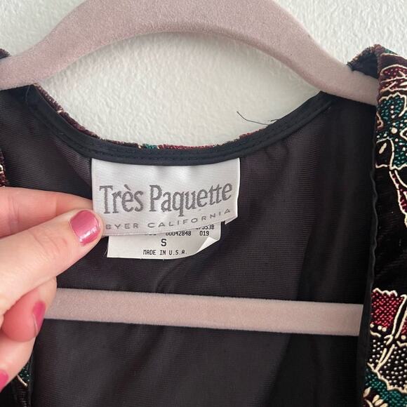 Tres Paquette Byer California Vintage Embroidered Blazer Jacket Small - Picture 5 of 9